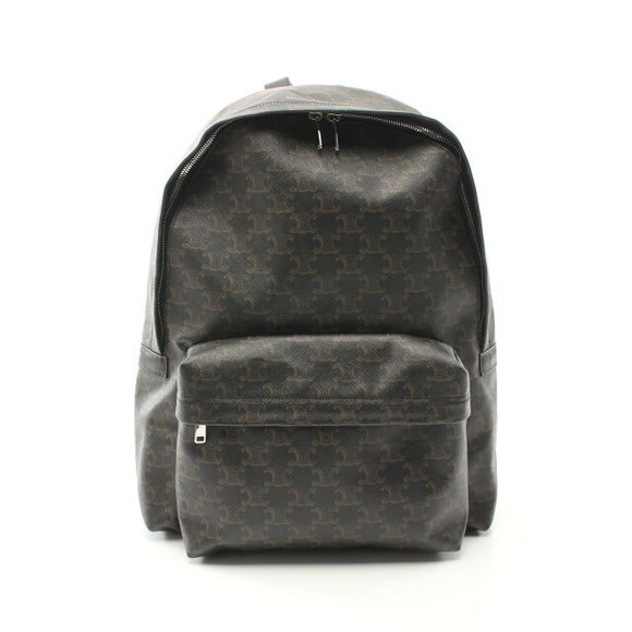 Celine Triomphe Backpack Leather Black - Picture 1 of 7